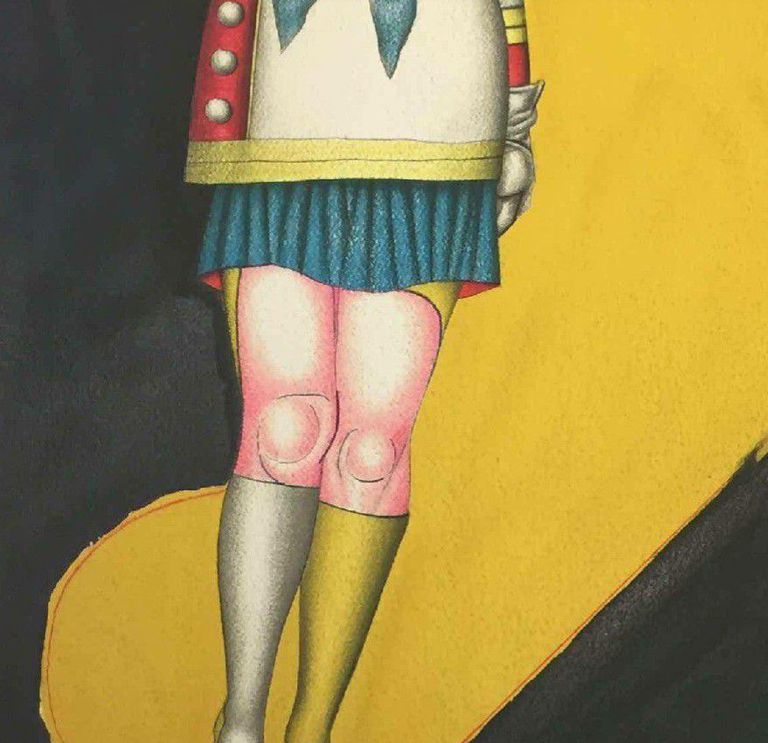 Limited Edition Lithograph Print "Lollipop" by Richard Lindner