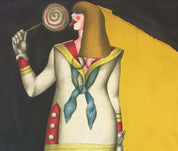 Limited Edition Lithograph Print "Lollipop" by Richard Lindner