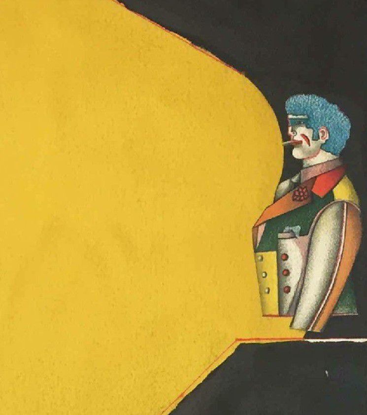 Limited Edition Lithograph Print "Lollipop" by Richard Lindner