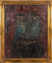 Modern Abstract Impasto Oil Painting - "Study of Christ"