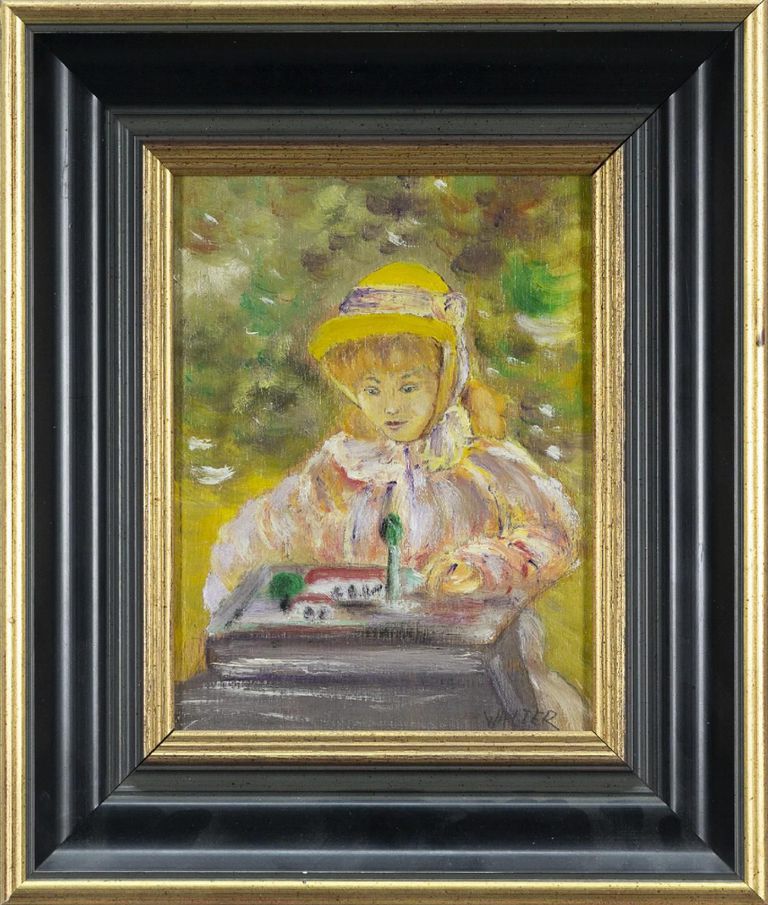Walter, "Reading girl"