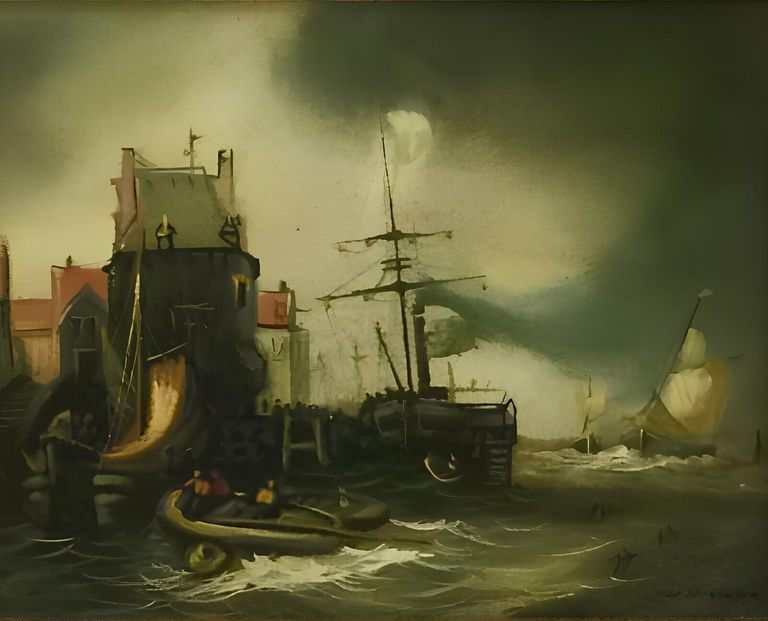 George Bingham, Nautical scene