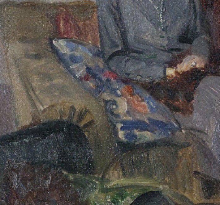 Marguerite Mary Darbour , " Jeune Dame Assise Dans Un Canape'