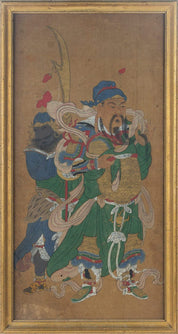 Two figures in traditional - Print