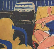 Henri Matisse - Dancer And Rocaille Armchair On A Black