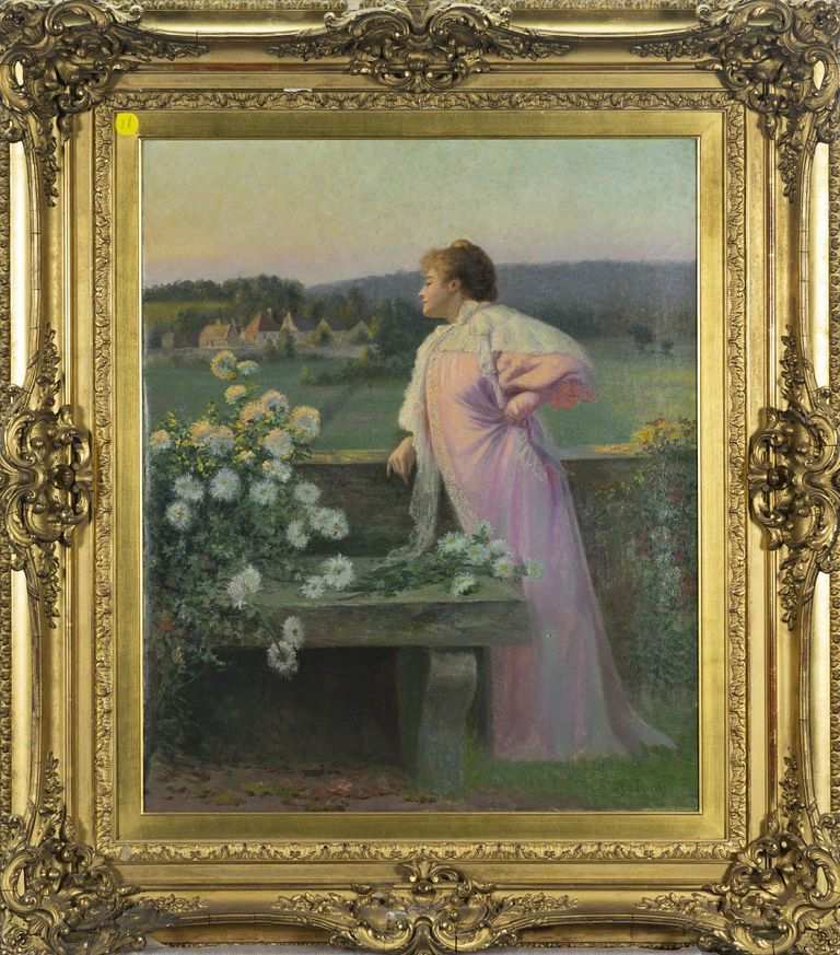 Jean Beauduin 'L'Heure Rose," 1899