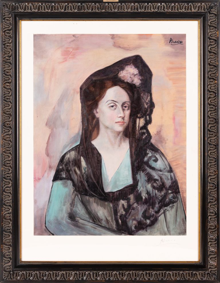 After Pablo Picasso, "Portrait of Mrs Benedetta Canals"