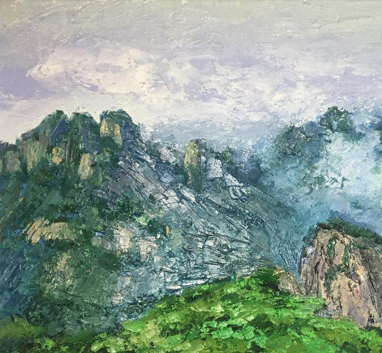 Lu'an Wei, Huangshan sketch