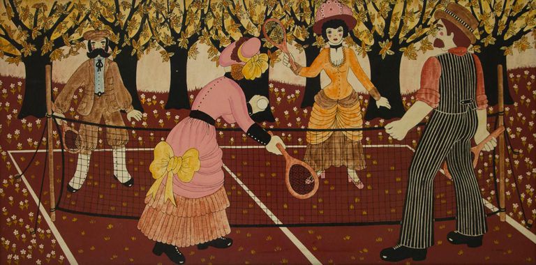 Michel Cordi, 'The Tennis Players'