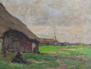 Jan Van Looy  - Thatched roof in Dessel in 1925