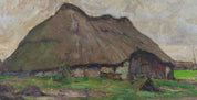 Jan Van Looy  - Thatched roof in Dessel in 1925