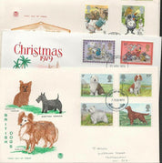 Collection of 48 First Day Covers with Stamps & FDI Postmarks Plus Fiji Royal 21st Birthday Souvenir Album