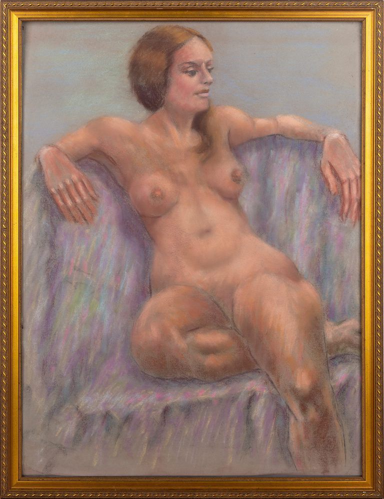 Nude portrait of a girl