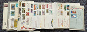 Collection of 48 First Day Covers with Stamps & FDI Postmarks Plus Fiji Souvenir Album (Royal 21st Birthday)