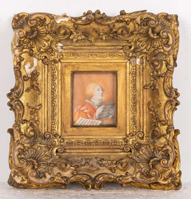 The Bridgewater Madonna & Angel Singing (A Pair of 19th-Century Miniatures)