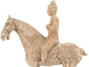 Chinese Pottery Horse and Rider