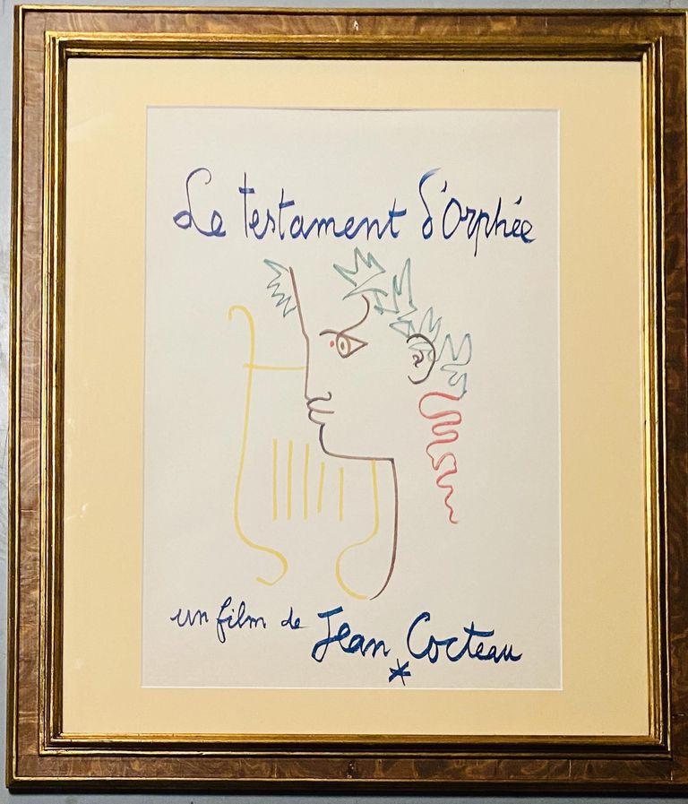 Jean Cocteau Le Testament D'orphée - A Film Poster