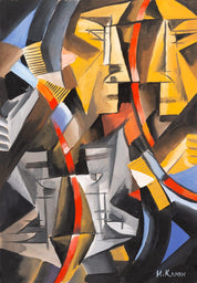 Manner of Ivan Kliun, Cubist Composition Study