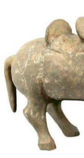 Chinese Pottery Model of a Saddled Horse