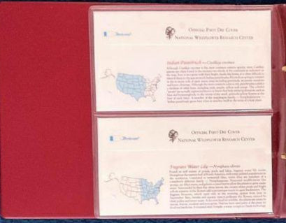 48 x USA First Day Covers – National Wildflower Research Center – Flowers &States Themed – 1992