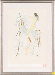 Salvador Dali 'The Beloved is as Fair as a Company of Horses - Etching'