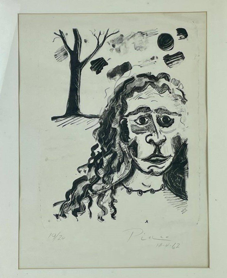 Signed Pablo Picasso Limited Edition Etching 19/20 1967