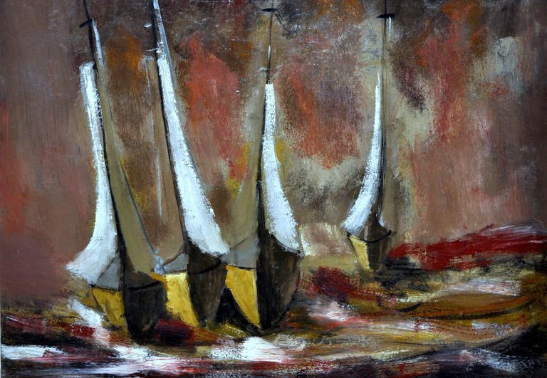 Bernard Rokus, '4 Ships in Race'