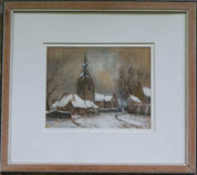 Isidoor Boerewaard, ''Winter Village View''