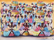 Jean Claude Blanc 'Haitian Market Scene'