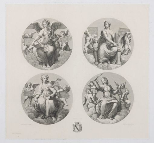 After Raphael, Four Roundels