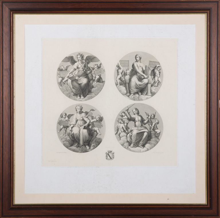 After Raphael, Four Roundels
