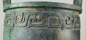 Ancient Shang Dynasty Bronze Tripod with Inscription