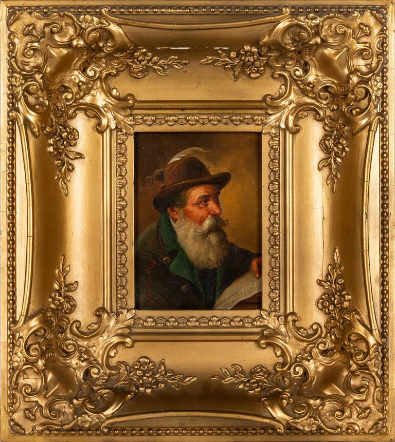 European School, 'Portrait of a Bearded Man'