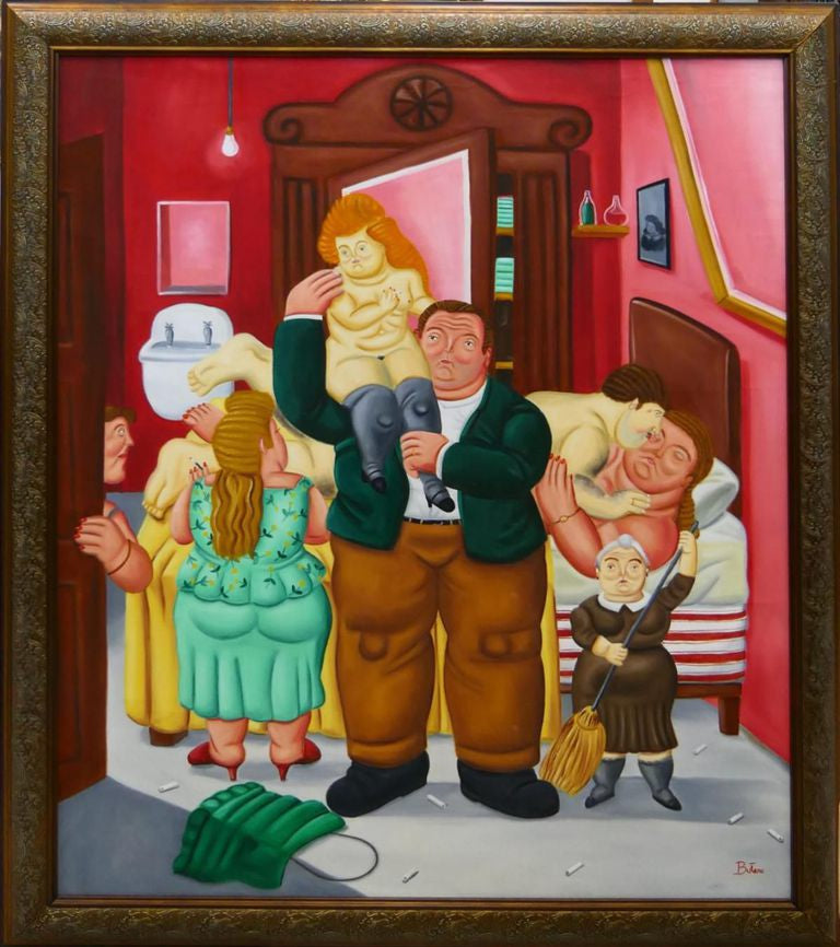 (After) Fernando Botero, "La Casa de Amanda Ramirez"