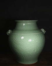 Longquan Kiln Flower Picking Zun