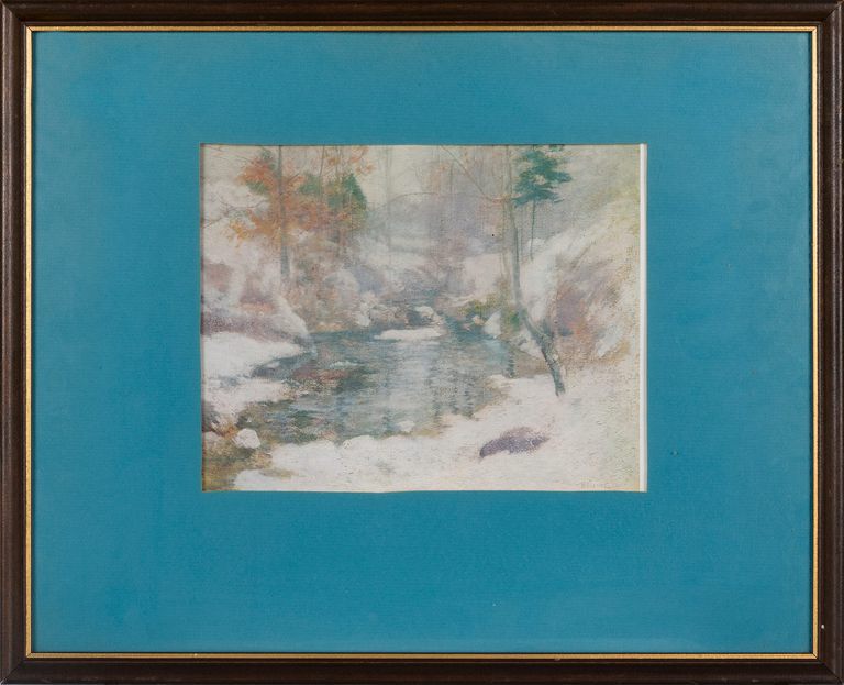 (After) John Henry Twachtman, Winter Harmony