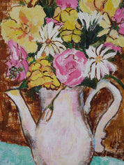 Marianna Stockvig Peterson, Still life with flowers 1969