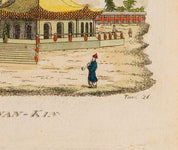 Giulio Ferrario 'Tower of Nanjing/ Nankin' 1824