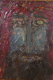 Modern Abstract Impasto Oil Painting - "Study of Christ"