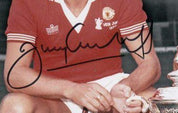 Manchester United 1977 FA Cup Final Signed 12x8 Colour Photo Montage