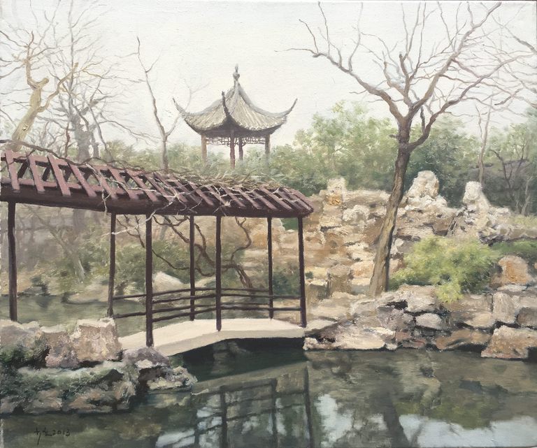 Chen Shaoli 'Nanjing landscape' - Contemporary Chinese Landscape Painting