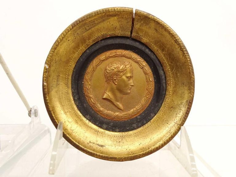 Roman Emperor Copper Plate Engraving