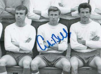 Colin Bell Signed 12x8 Black and White Bury Team Photo – 1963/64 Season