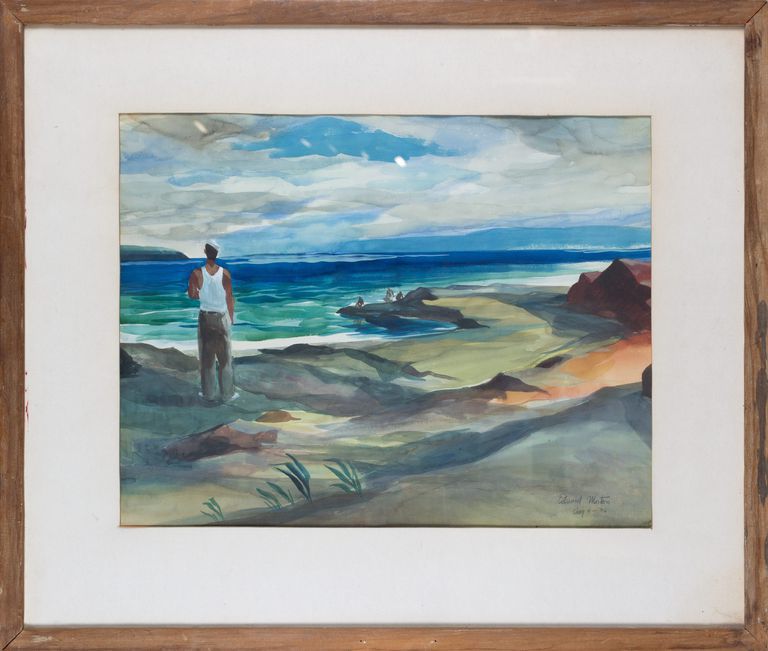 Edward Morton 'Figure by Sea'