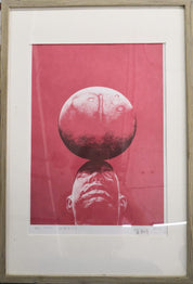 Su Xinping Ball Player No. 3 original limited edition print