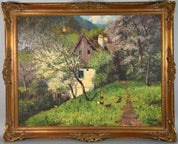 Albert Furtwängler 'Spring landscape'