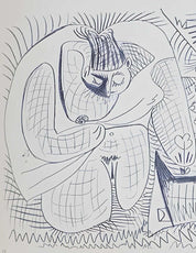 Pablo Picasso Limited Edition Lithograph From The Rare "Les Dejeuners'' Series